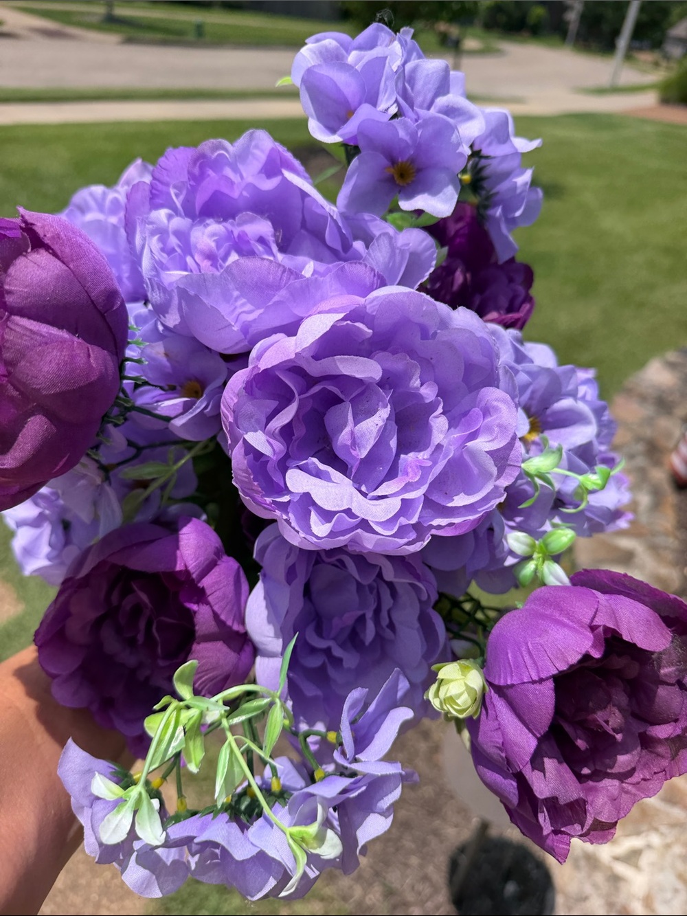 DavidChristopher’s Purple Artificial Floral Arrangement - Home Accents